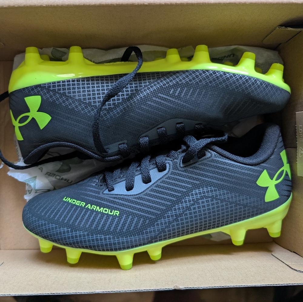 UA Shadow Select 2 JR FG EXT 3Y - Kids Soccer Cleats